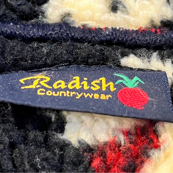 Radish Countrywear Sherpa Fleece Zip Up Jacket Scotty Dogs Scottish Terriers L - Picture 14 of 16